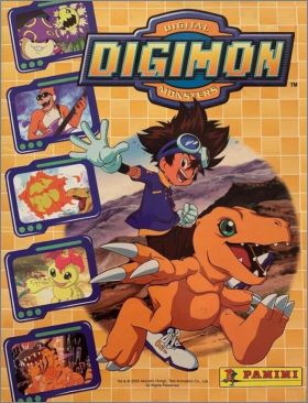 Digimon - Digital Monsters - Sticker Album - Panini - 2000