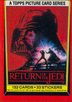 Le Retour du Jedi - Cards et Stickers - Anglais