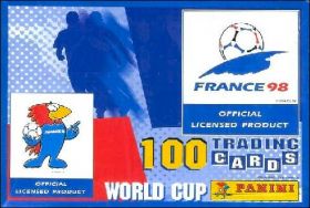 World cup France 98 - 100 Trading cards - Anglais