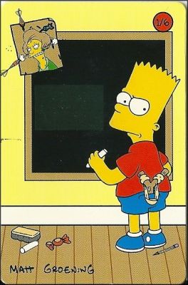 The Simpsons / Les Simpson - Cartes Kellogg's 2001