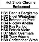 Liste des Cards HS1  HS9