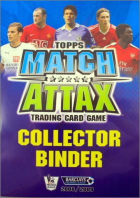 Match Attax 2008 - 2009  Trading Cards - Angleterre