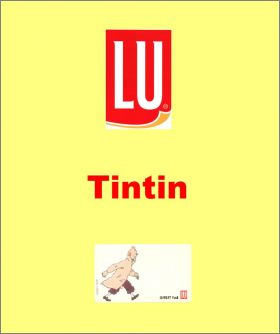 Tintin - Etiquettes de Lu (jaunes) - 1993