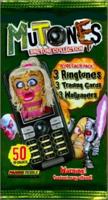Mutones Ringtone Collection 2008 Trading Card Panini Mobile
