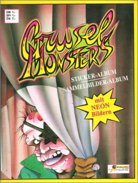 Grusel Monsters - Sticker album - Euroflash - Allemagne 1990