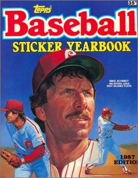 Baseball Sticker Yearbook 1987 Edition - Topps - USA/Canada
