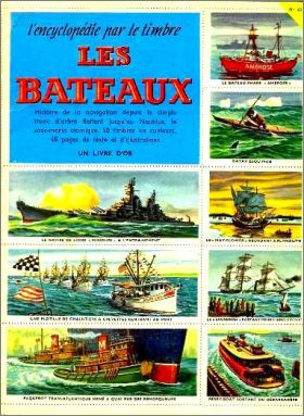 Les Bteaux- L'Encyclopdie par le timbre N62 - France