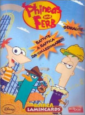 Phineas and Ferb - Lamincards Edibas - Italie
