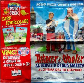 Astrix Card Lenticolare Sorpresa Crik Crok  Italie - 2012