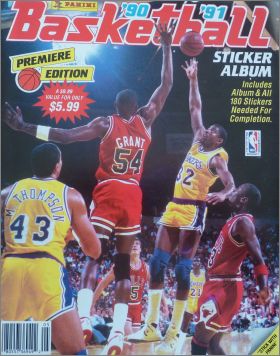 Basketball '90 - '91 - Sticker Album Panini - 1990 USA