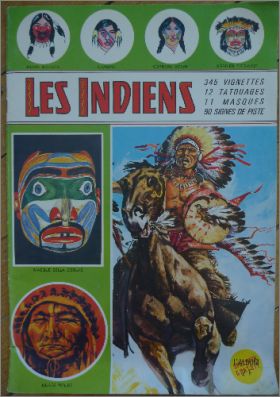 Les Indiens - Album de vignettes - Sagedition - 1960
