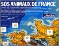 SOS Animaux de France - 45 Stickers Danone - France 1977