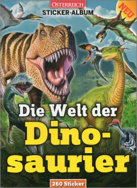 Die Welt der Dinosaurier - Sticker sterreich Autriche 2014