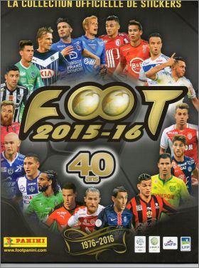 Foot 2015-16 - 40 ans - Album de stickers Panini - 2016