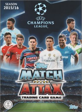 Match Attax UEFA League 2015/16 - Cards (2 sur 2) - Anglais