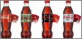 16 autocollants Euro 2016 France - Coca Cola 50cl - Belgique
