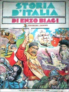 Storia d'Italia" di Enzo Biagi - Figurine Panini 1981 Italie