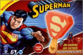 Superman DC Comics Tatouages phosphorescents Glaces Rolland
