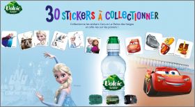 Cars 3 et La Reine des Neiges - 30 Stickers Volvic - 2017