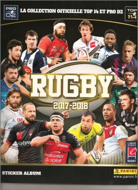 Rugby 2018 - Saison 2017-18 - Top 14 & Pro D2 - Panini