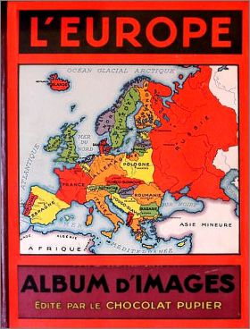 L'Europe - Album d'images - Chocolat Pupier - 1934