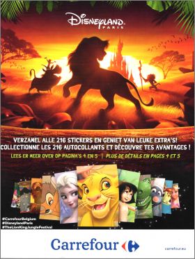 Disneyland Paris - Sticker Album - Carrefour  2019 Belgique