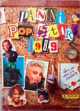 Panini Pop Stars 1989 - Album Cromos - Panini Espagne