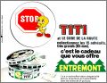 Titi et le code de la route - 15 stickers - EntreMont - 1975