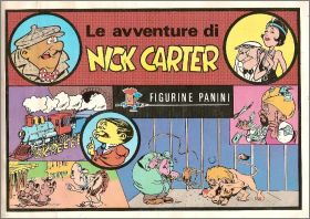 Le avventure di Nick Carter - Figurine Panini - 1972 Italie