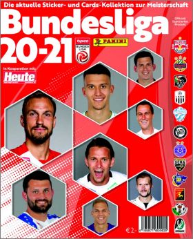 Bundesliga 20-21 - Sticker Album + cards - Panini - Autriche