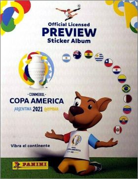 Conmebol Copa Amrica 2021 Preview - Sticker Album - Panini