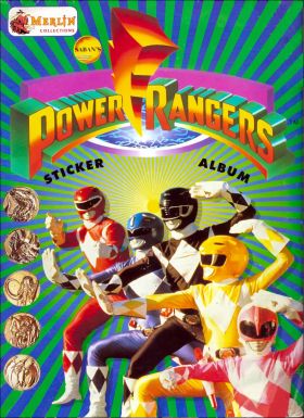 Power Rangers - Sticker Album - Merlin - 1994