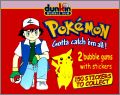 Pokmon  Nintendo 150 Stickers - Dunkin Bubble Gum - 2000 FR