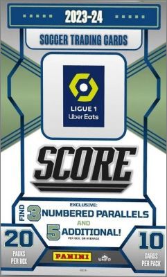 Score Ligue 1 2023-24 Parallles Base BLACK LASERS et SWIRL