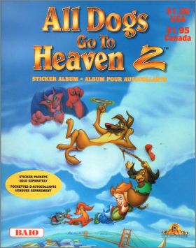 All Dogs Go To Heaven 2 - Sticker album - Baio - USA - 1994