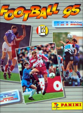 Football 95 - Belgique - 1re et 2me Division - Panini 1995