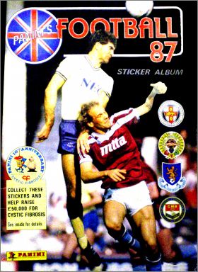 Football 87 - Sticker Album Panini's -  Angleterre