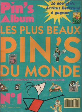 Pin's Album - plus Beaux Pin's du Monde - Trois Plus Un 1991