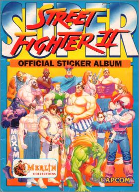Super Street Fighter 2 - Capcom - Sticker Album Merlin 1994