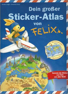 Sticker-Atlas von Felix - Blue Ocean - Allemagne