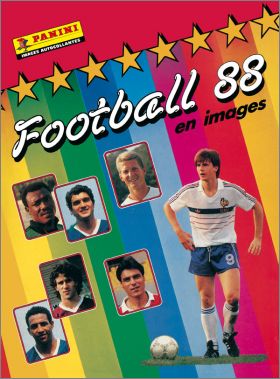 Football 88 en images - Sticker album - France - Panini 1987