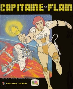Capitaine Flam / Captain Future - Figurine Panini - 1981