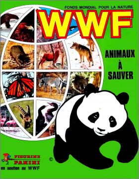 WWF - Animaux  à Sauver - Sticker Album Figurine Panini 1987