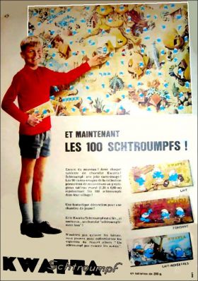 Les 100 schtroumpfs ( 90 cartes au format 132mmX82mm)