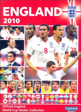 England 2010 - Official World Cup Sticker Collection - Topps