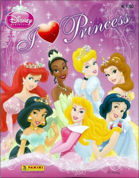 Disney Princesses - I Love Princess - Sticker - Panini 2010