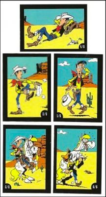 Lucky luke BN Stickers - France