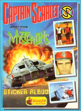 Captain Scarlet & the Mysterons - Sticker album - Merlin  GB