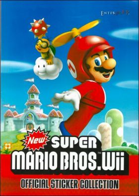 New Super Mario Bros. Wii - Sticker Album - Emax -  2011