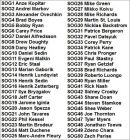 Checklist Cartes SOG